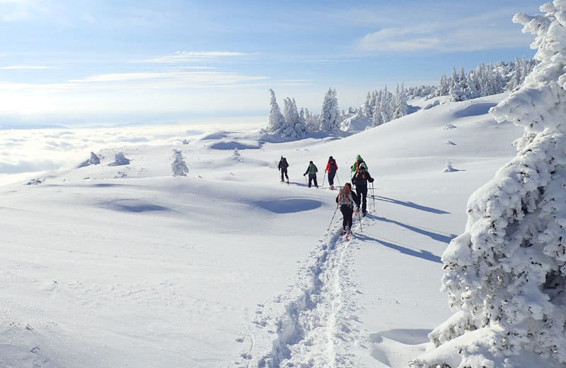 Raquettes dans le Jura