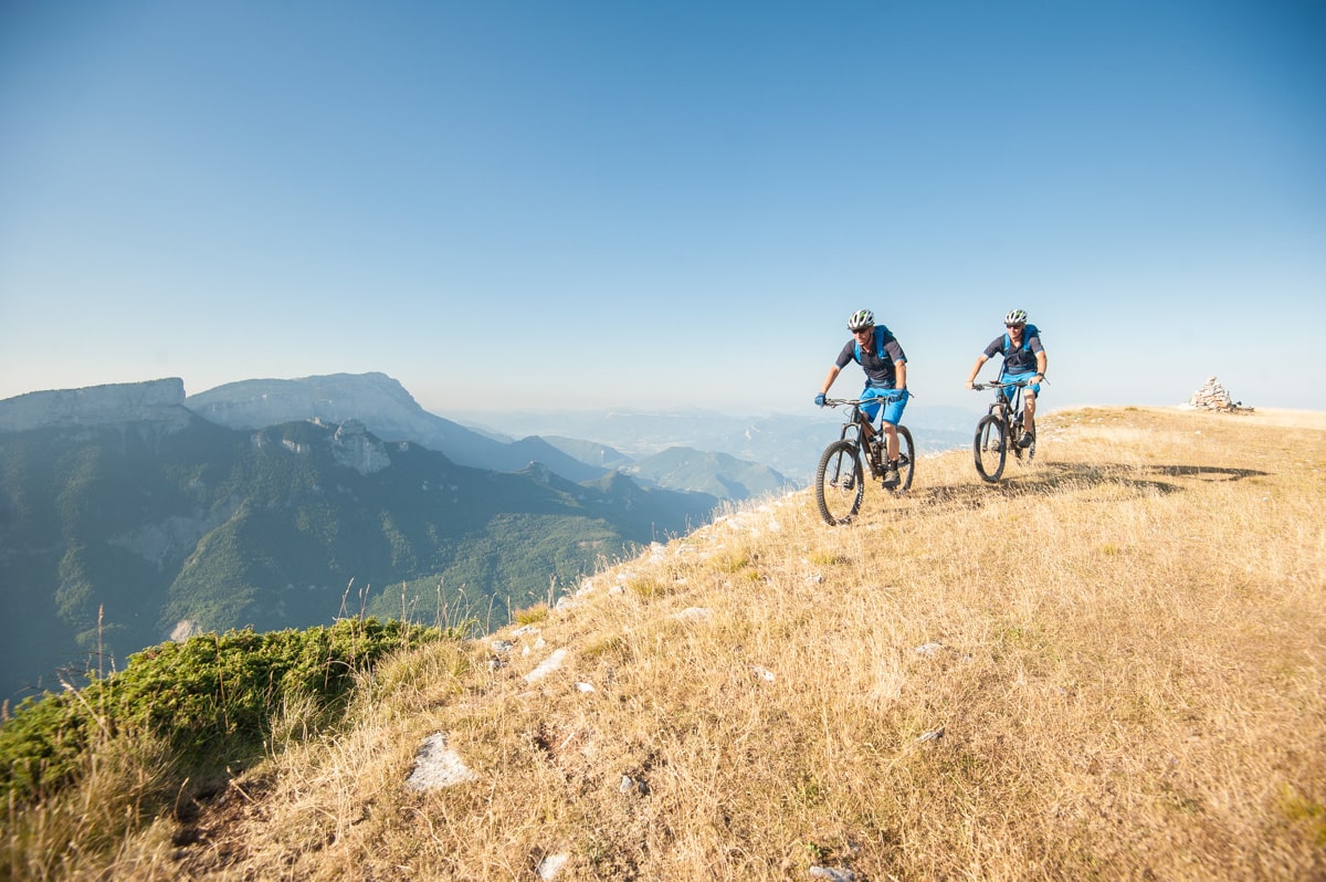 VTT en liberté dans les Alpes du Sud