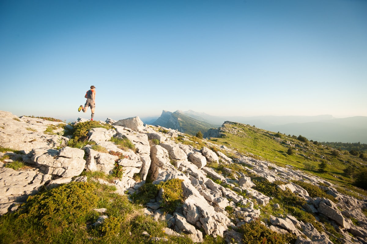 Trail dans le Vercors