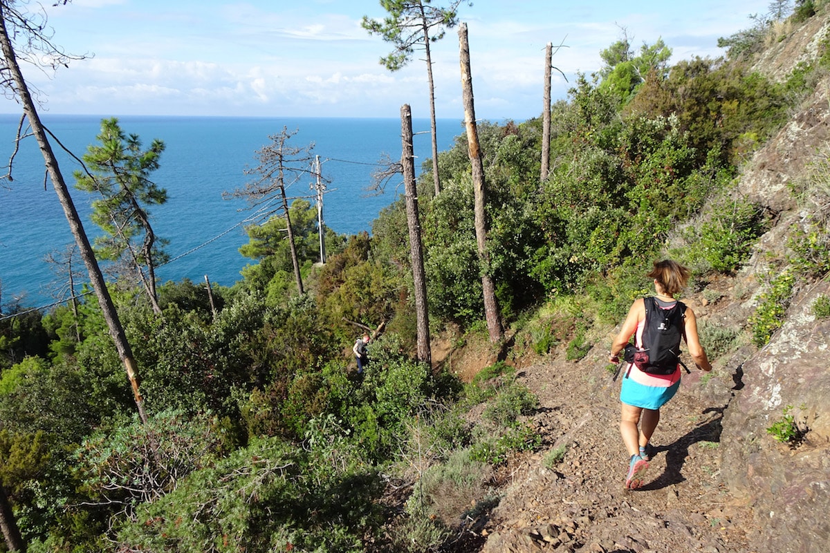 Trail dans les Cinque Terre