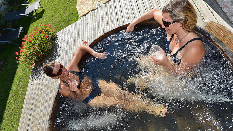 le bain nordique en été